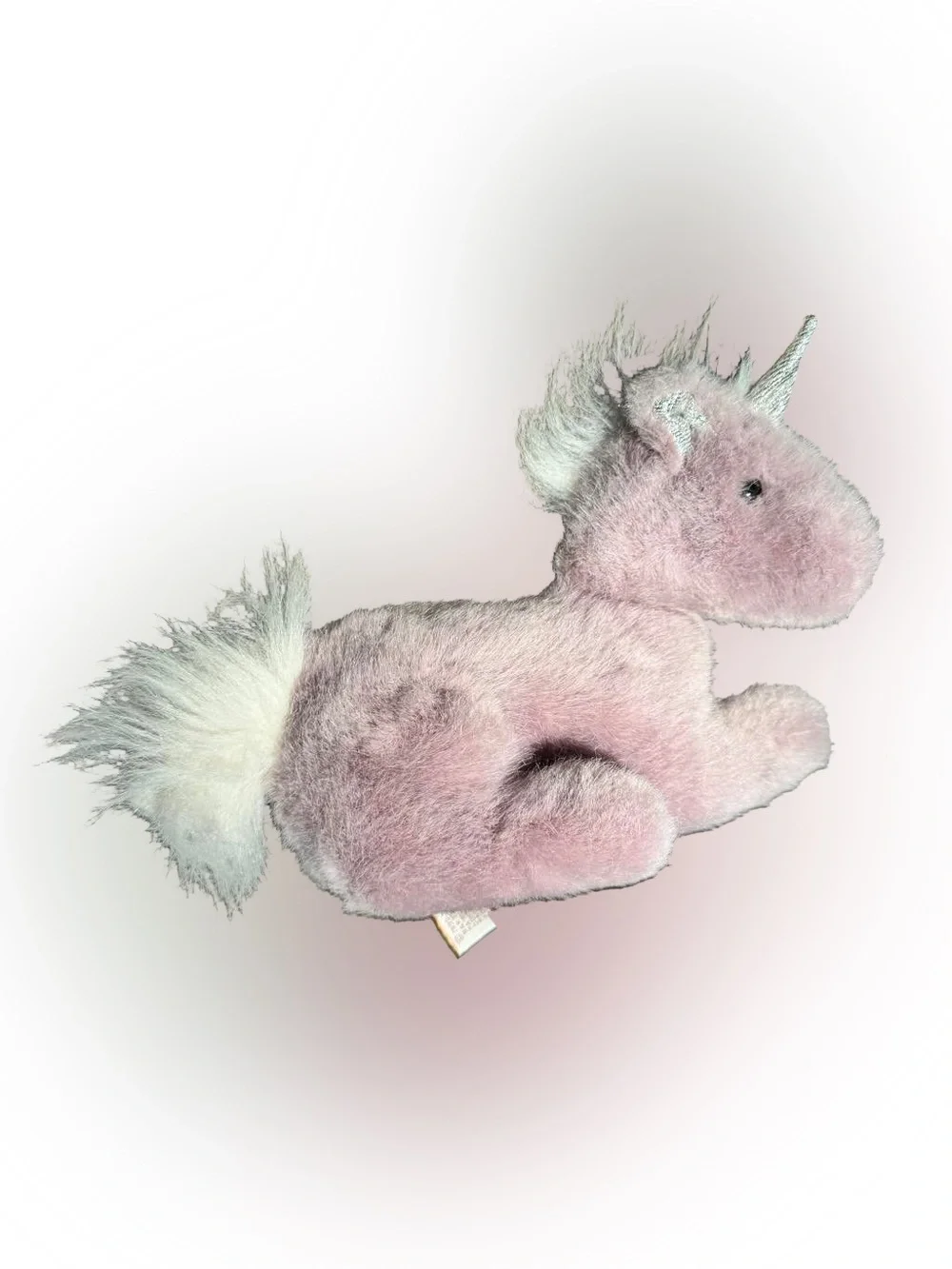 1990 Dakin Plush Lilac Unicorn Stuffed Animal